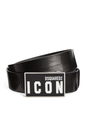 Dsquared2 Leather Icon Belt