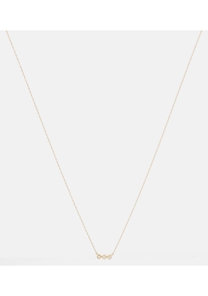 Stone and Strand 10kt yellow gold necklace with diamonds