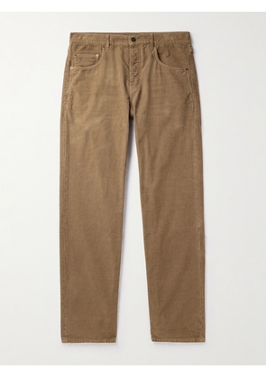 SAINT LAURENT - Straight-Leg Cotton-Corduroy Trousers - Men - Brown - UK/US 32