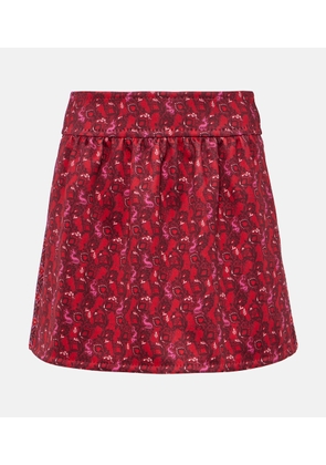 Max Mara Balocco embellished floral midi skirt