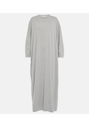 Extreme Cashmere N°274 Spook cotton and cashmere maxi dress