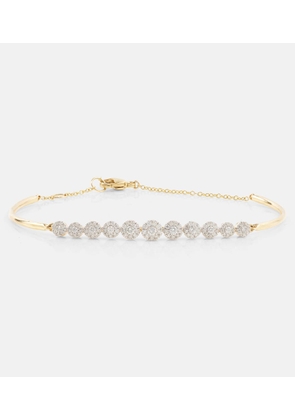 Stone and Strand 10kt gold bracelet with diamonds
