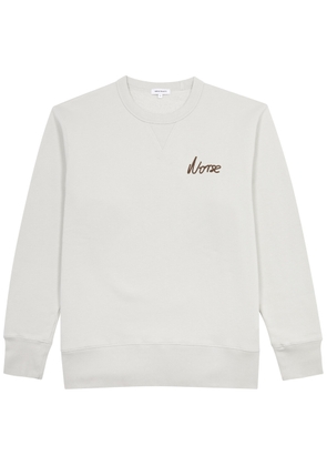 Norse Projects Arne Logo-embroidered Cotton Sweatshirt - White - S
