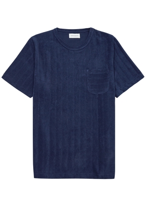 Oliver Spencer Oli's Ribbed Terry T-shirt - Navy - L