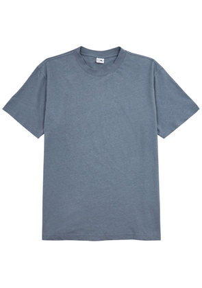 NN07 Adam Linen and Cotton-blend T-shirt - Blue - S