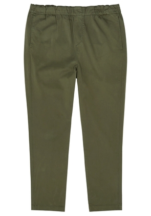 7 For All Mankind Luxe Performance Brushed Cotton-blend Chinos - Green - S