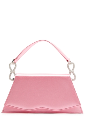 Mach &Mach Samantha Satin Top, Top Handle Bag, Bag, Pink