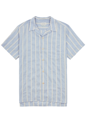 Oliver Spencer Havana Striped Cotton-blend Shirt - Blue - S