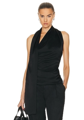Loewe Scarf Top in Black - Black. Size 38 (also in 34, 40).