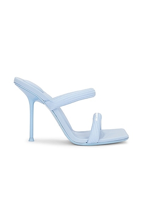 Alexander Wang Julie Tubular Webbing Sandal in Chambray - Baby Blue. Size 36 (also in 37, 37.5, 38).