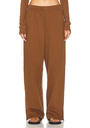 WARDROBE.NYC HB Track Pant in Brown - Brown. Size L (also in M, XS).