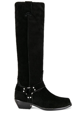Free People Lockhart Harness Boot in Black. Size 37.5, 38.5, 39, 39.5.