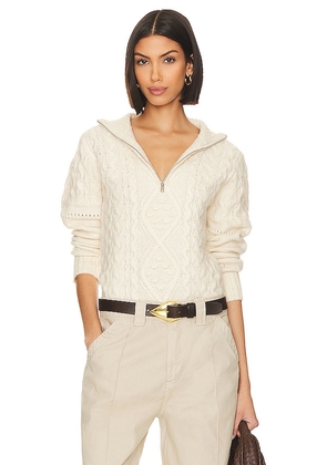 HEARTLOOM Reena Sweater in Ivory. Size S, XS.