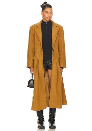 Free People Victoria Coat in Tan. Size M, S, XS.