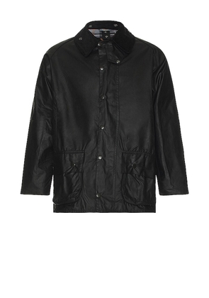Barbour Beaufort Wax Jacket in Black. Size 38, 42, 44, 46.
