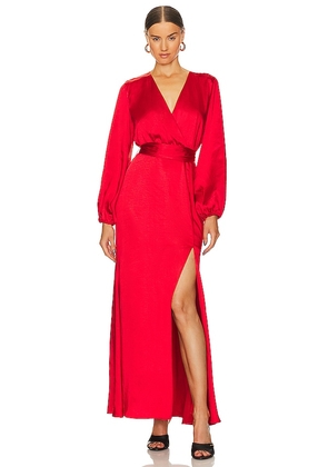 ELLIATT x REVOLVE Kai Maxi Dress in Red. Size M, S, XS.