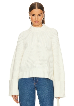 GRLFRND Jeren Sweater in Ivory. Size S, XL.