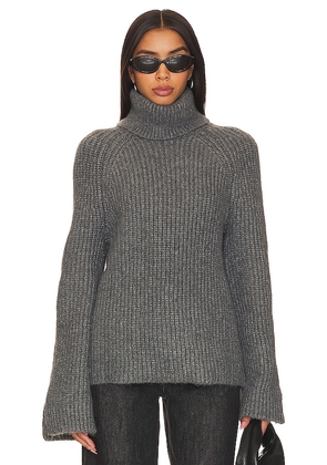 House of Harlow 1960 x REVOLVE Biana Turtleneck Sweater in Grey. Size M, S, XS.