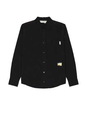 Advisory Board Crystals Oxford Shirt in Black. Size S.