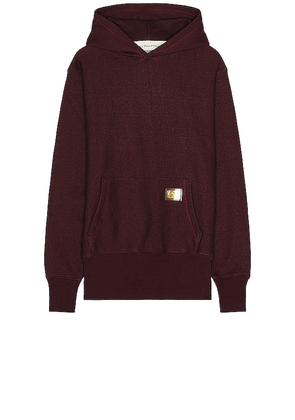 Advisory Board Crystals Pullover Hoodie in Burgundy. Size M, S.