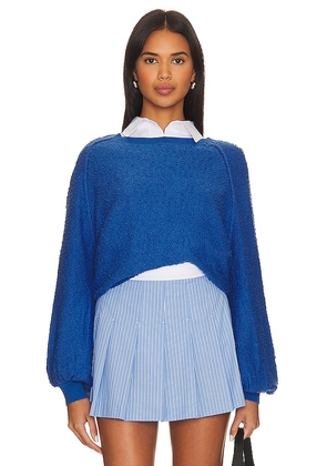 Free People Found My Friend Pullover in Blue. Size M, S, XL, XS.