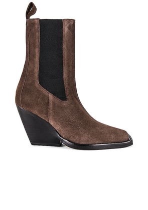 Helsa Chelsea Boot in Chocolate. Size 36, 37, 38, 39, 40, 41.
