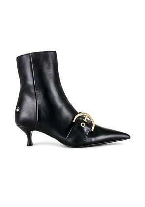 ANINE BING Lambskin Leather Zoe Boots in Black. Size 37, 38, 39.