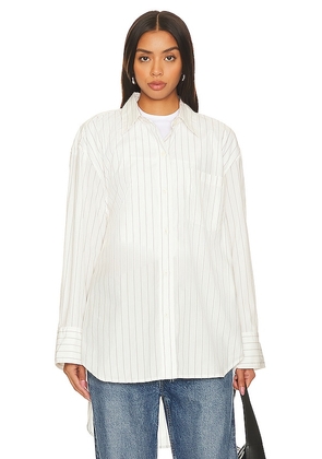 Citizens of Humanity Cocoon Shirt in White. Size M, S, XS.