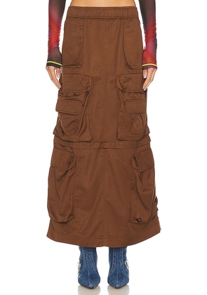 Diesel Nita Skirt in Brown. Size 38/4, 40/6, 42/8, 44.