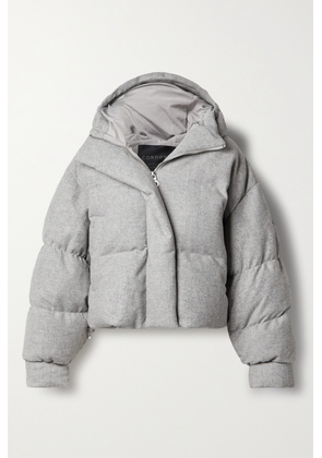 Cordova - Aomori Hooded Quilted Down Ski Jacket - Gray - x small,small,medium,large