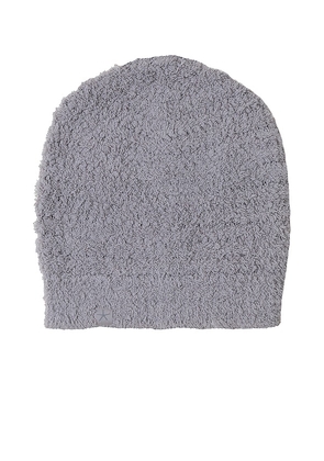 Barefoot Dreams CozyChic Boucle Beanie in Grey.