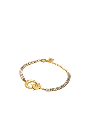 BRACHA Celeste Bracelet in Metallic Gold.