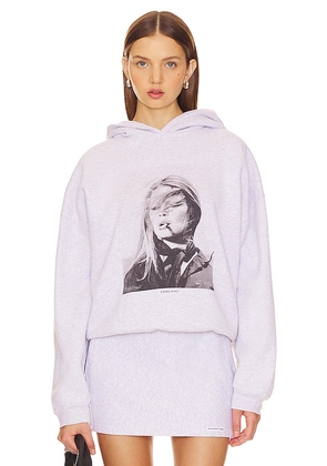 ANINE BING Harvey Sweatshirt X Brigitte Bardot in Light Grey. Size M, S.