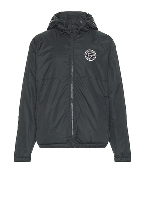 Brixton Claxton Crest Arctic Fleece Lined Hood Jacket in Black. Size M, XL.