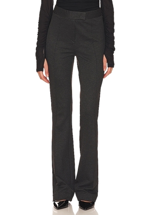 Helmut Lang Seamed Bootcut Pant in Charcoal. Size 00, 10, 2, 4, 6, 8.