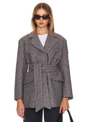HEARTLOOM Halifax Coat in Charcoal. Size M, S, XS.