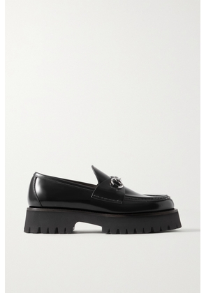 Gucci - Sylke Horsebit-detailed Leather Loafers - Black - IT36,IT36.5,IT37,IT37.5,IT38,IT38.5,IT39,IT40,IT41