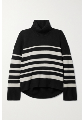 Proenza Schouler - Striped Wool And Cashmere-blend Turtleneck Sweater - Black - x small,small,medium,large,x large