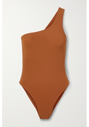 Lido - + Net Sustain Ventinove One-shoulder Swimsuit - Orange - x small,small,medium,large,x large