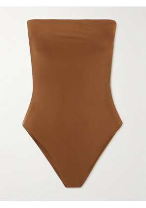 Lido - + Net Sustain Sedici Bandeau Swimsuit - Brown - x small,small,medium,large,x large