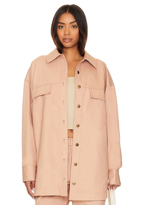LPA Livia Workwear Jacket in Rose. Size S, XL, XS.
