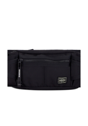 Porter-Yoshida & Co. Heat Waist Bag in Black.