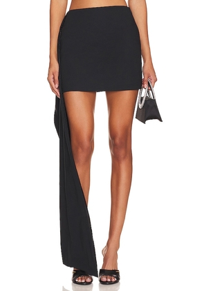 NBD Shahi Mini Skirt in Black. Size M, S, XL, XS, XXS.