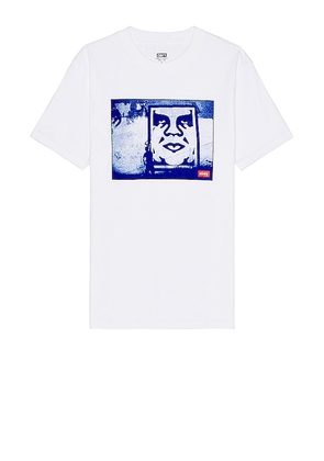 Obey New York Photo Tee in White. Size M, S, XL/1X.