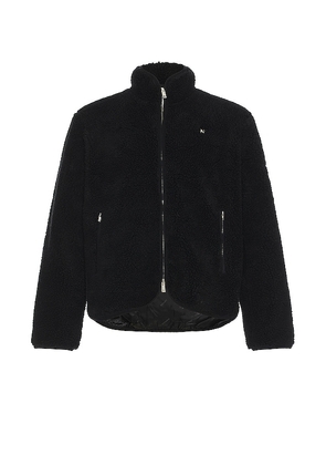 REPRESENT Fleece Zip Through in Black. Size M, S, XL/1X.