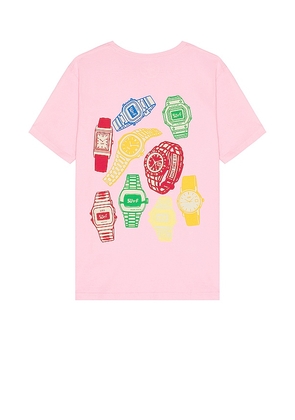 Mami Wata Candy Watch Tee in Pink. Size S.