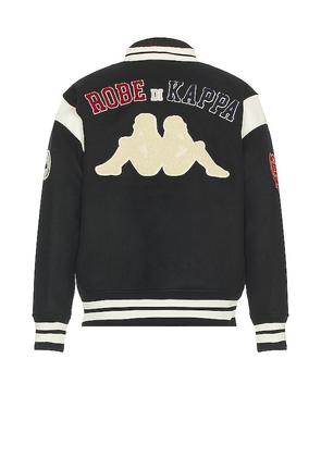 Kappa x Robe Giovani Solo Jacket in Black. Size S, XL/1X.