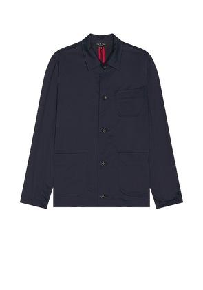 Rag & Bone Evan Cotton Sateen Chore Jacket in Navy. Size M, S, XL.