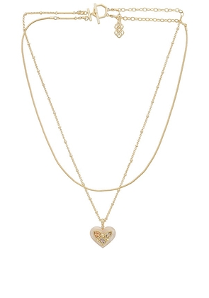 Kendra Scott Penny Heart Multi Strand Necklace in Ivory.