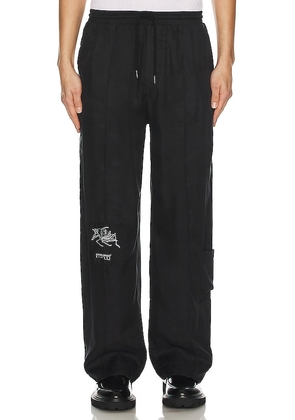 Jungles Design For Peace Of Mind Cupro Pants in Black. Size XL/1X.